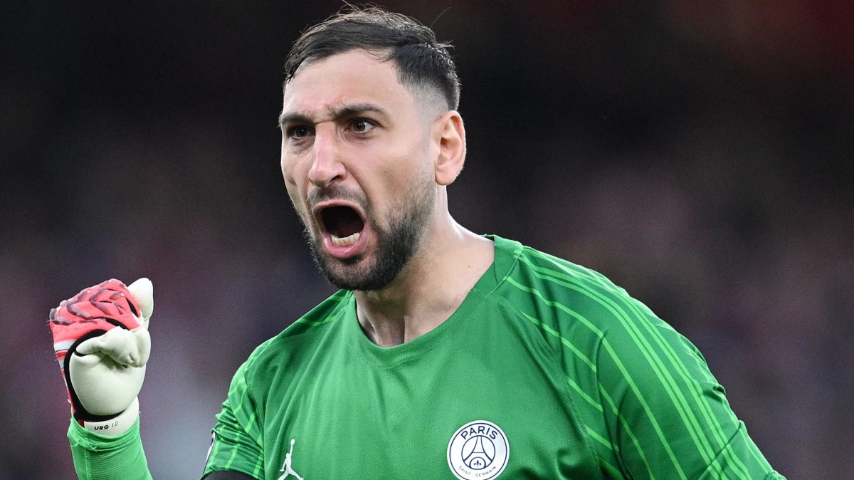 Gianluigi Donnarumma figura del PSG en Londres. foto@uefa.