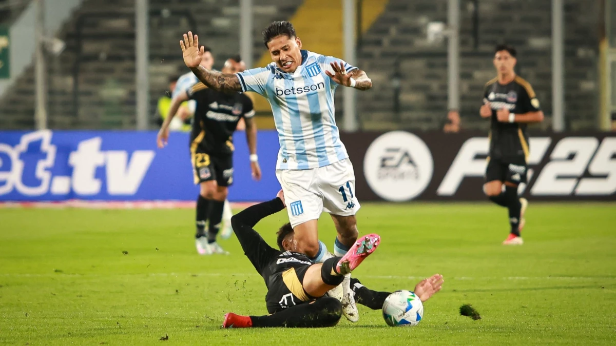 Zaracho, una baja para el Racing de Costas. Foto: Racing.
