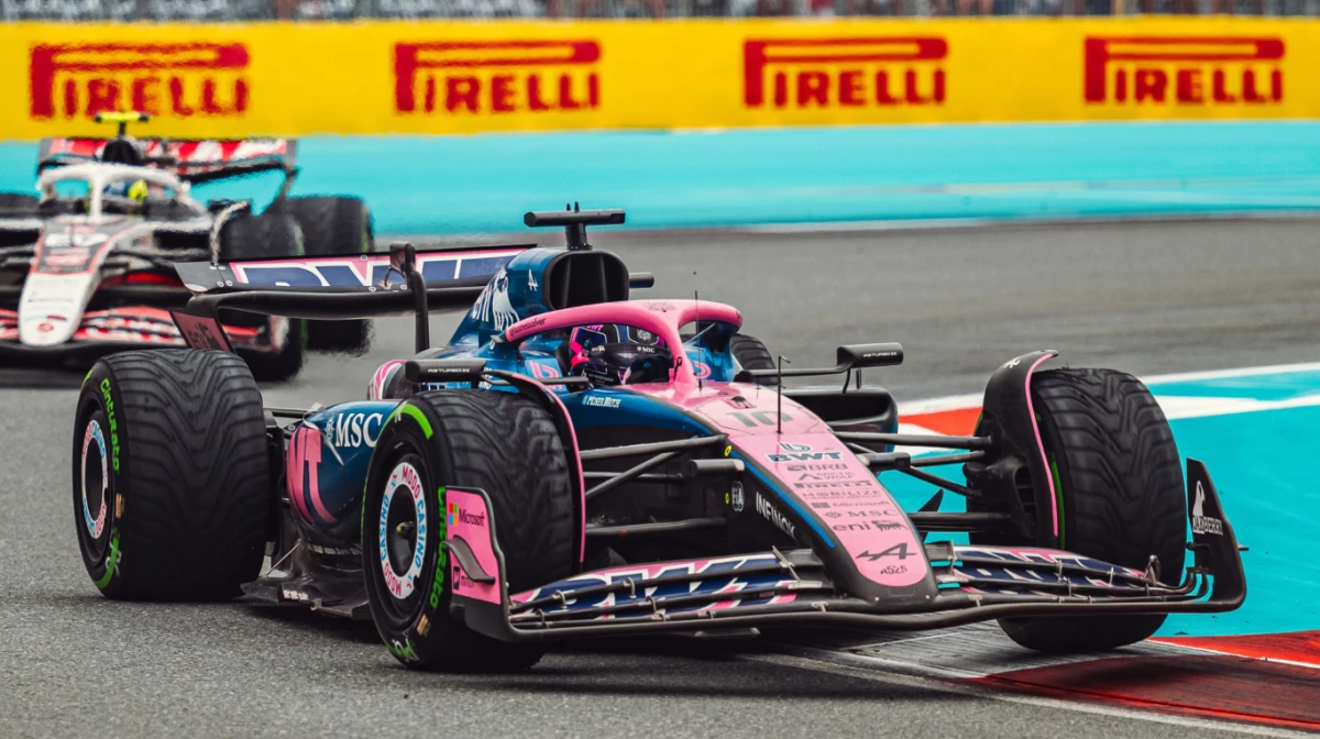 Gasly finalizó retrasado (Foto: X@AlpineF1Team)