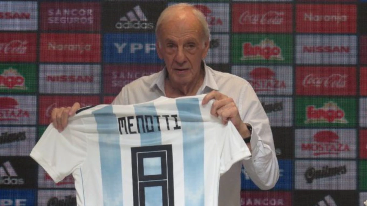Foto: Menotti y el seleccionado argentino serán por siempre uno solo.