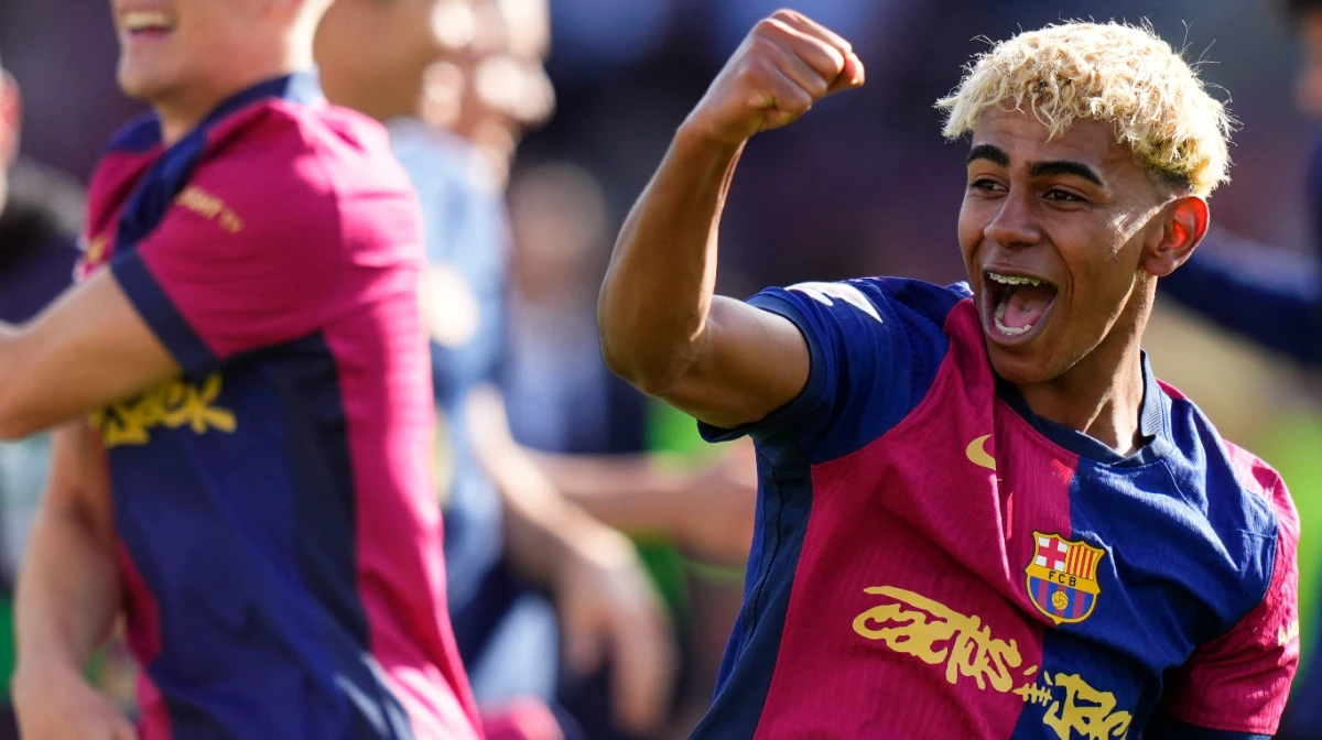 Lamine Yamal anotó el empate parcial en el clásico (Foto: X@FCBarcelona_ES)