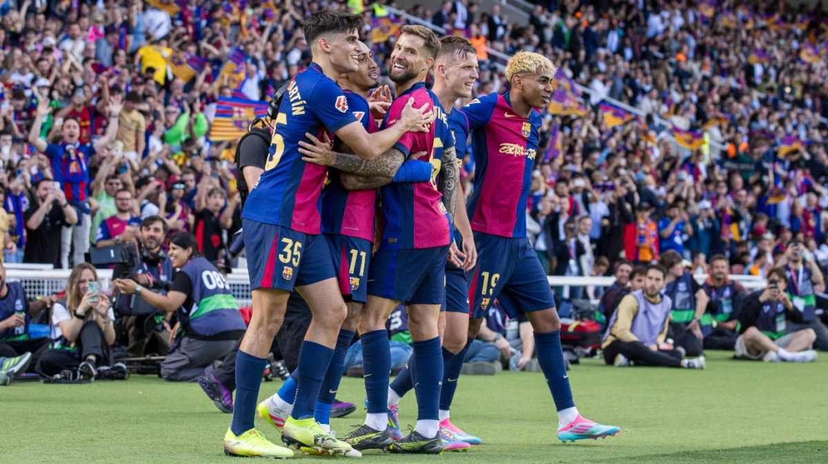 Barcelona revirtió el clásico con cuatro goles en 25 minutos (Foto: X@LaLiga)