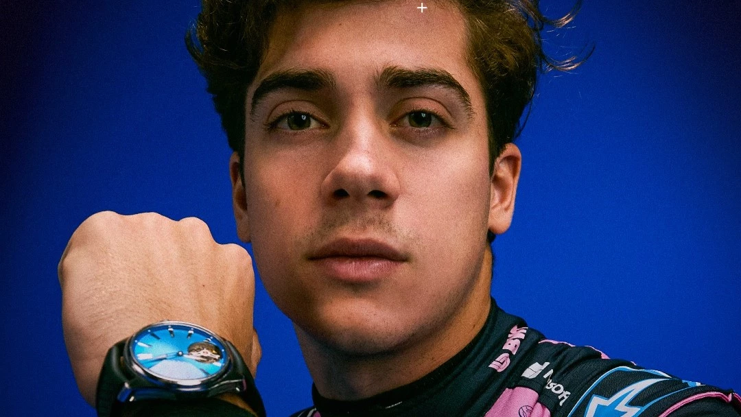 La imagen de Colapinto en el afiche promocional de la semana de carrera europea. Foto: Alpine