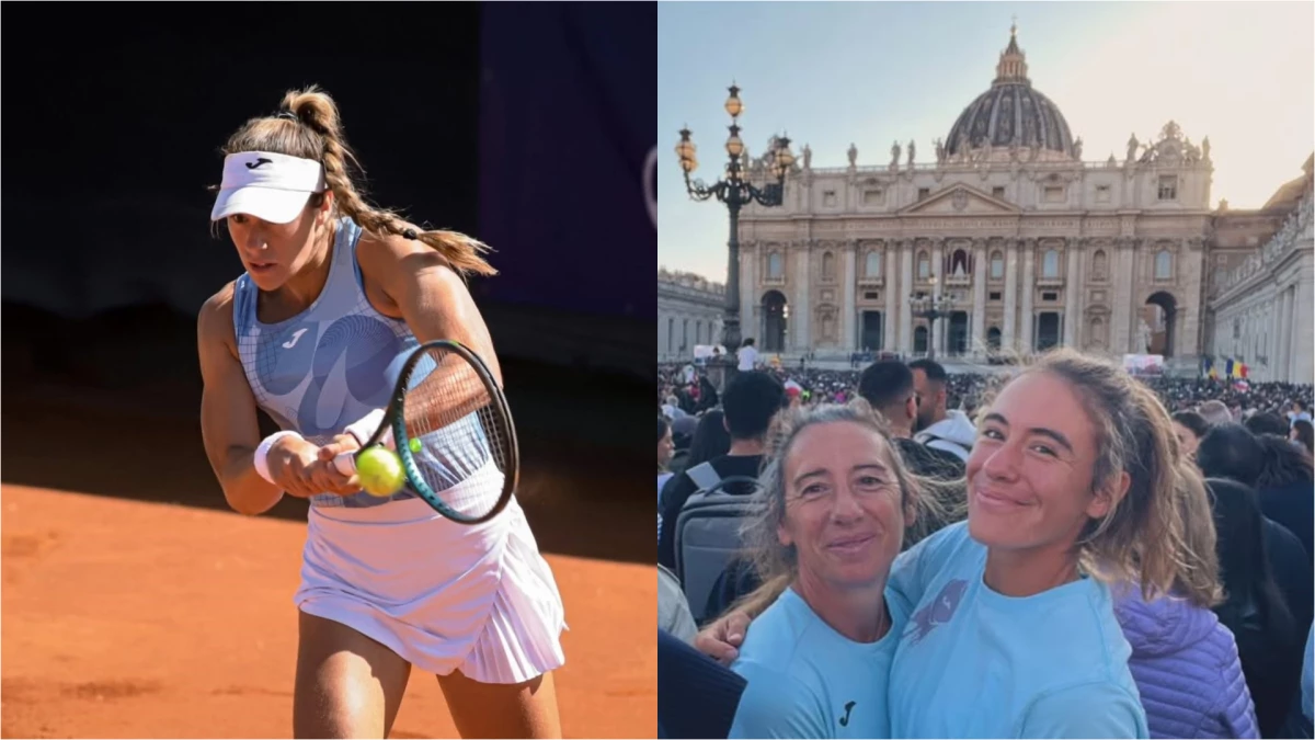 La marplatense estuvo en Roma durante el anuncio del nuevo Papa. Foto: @solana_sierra