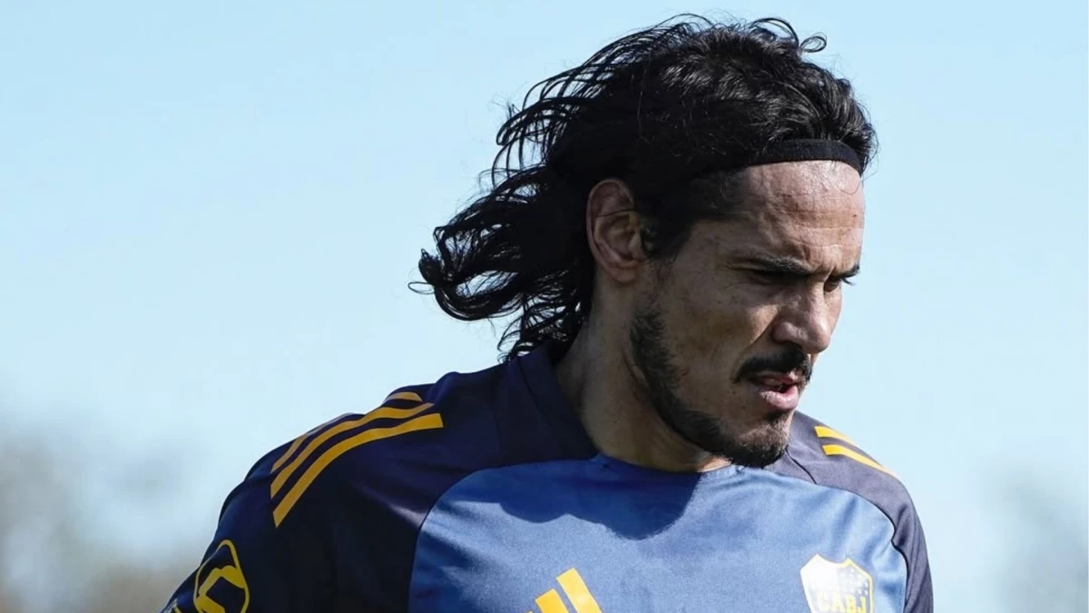 Cavani, nuevamente afuera del equipo Xeneize | Foto: Prensa Boca&nbsp;