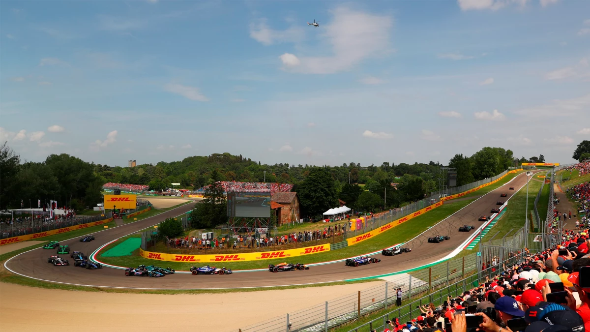 Ímola, el “Templo de la Velocidad”, escenario del Gran Premo de Emilia Romaña | Foto: X @F1&nbsp;