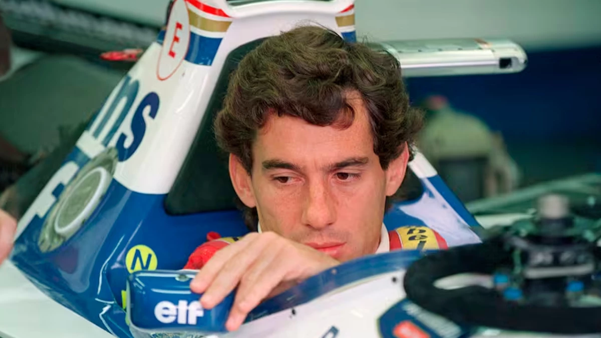 Senna en el fatídico fin de semana de Ímola en 1994 donde tendría el accidente fatal | Foto: Foto La Nacion | AFP