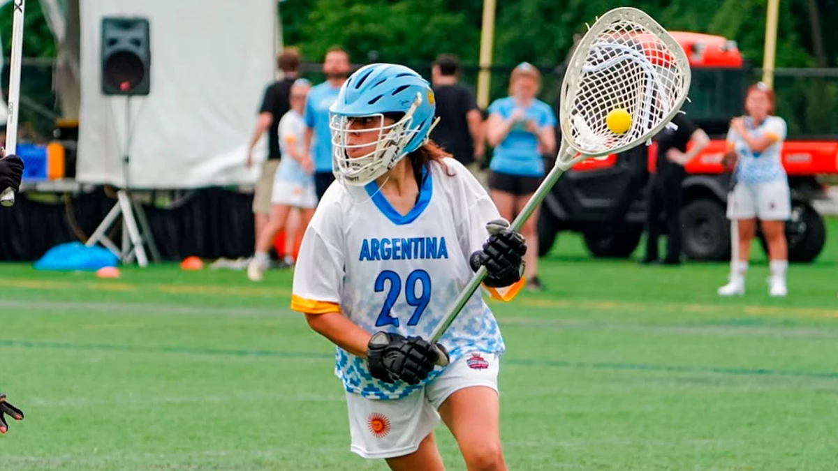 Silgueira, parte del equipo nacional de lacrosse que apunta a la cita olímpica de Estados Unidos | Foto: IG candesilgueira