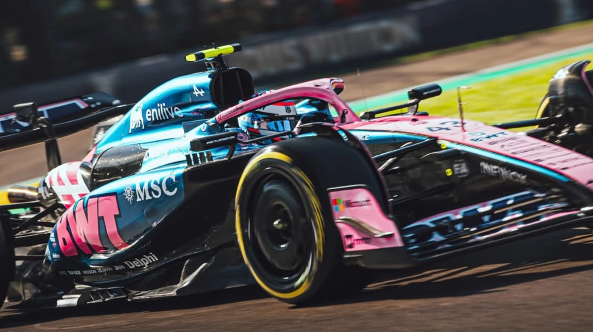 Colapinto, en el autódromo de Imola (Foto: X@AlpineF1Team).