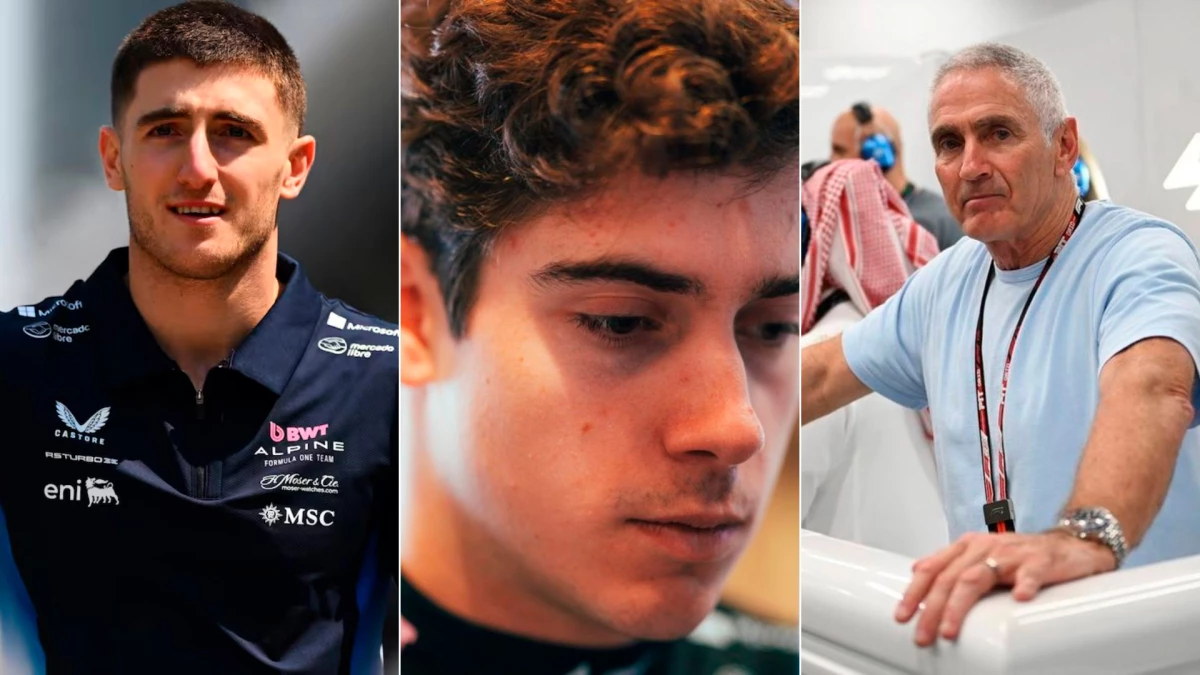 Jack Doohan y su padre Michael, presentes el sábado en Ímola durante la prueba clasificatoria para el Gran Premio de Emilia Romaña | Foto: X @AlpineF1team | Sam Bagnall -Motorsport Images