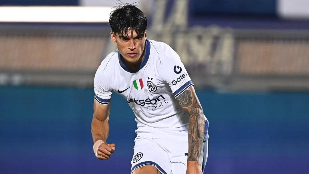Joaquin Correa marca el segundo gol de Inter ante Como. foto: @seriea
