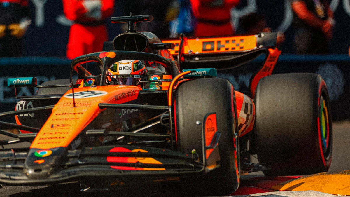 Lando Norris, “poleman” en Mónaco | Foto: X @McLarenF1