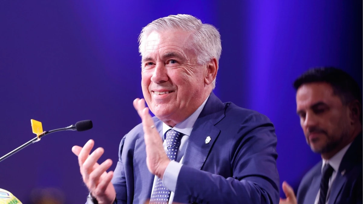 El italiano Carlo Ancelotti debuta oficialmente en Brasil.&nbsp;