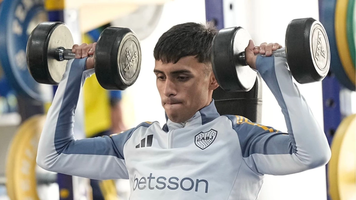 Imágen del entrenamiento de este martes, hicieron trabajos de gimnasia y de campo. Foto: Prensa Boca.