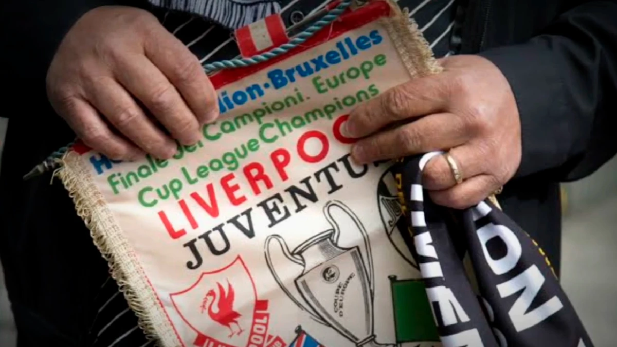 Juventus y Liverpool definían un título que quedó en la memoria de los hinchas por l atragedia | Foto: Captura video Euronews