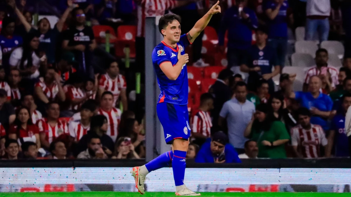 Foto: Lorenzoi Faravelli festeja su gol, el segundo de Cruz Azul en la goleada por 5-0 sobre Vancouver en la final de Concachampions.