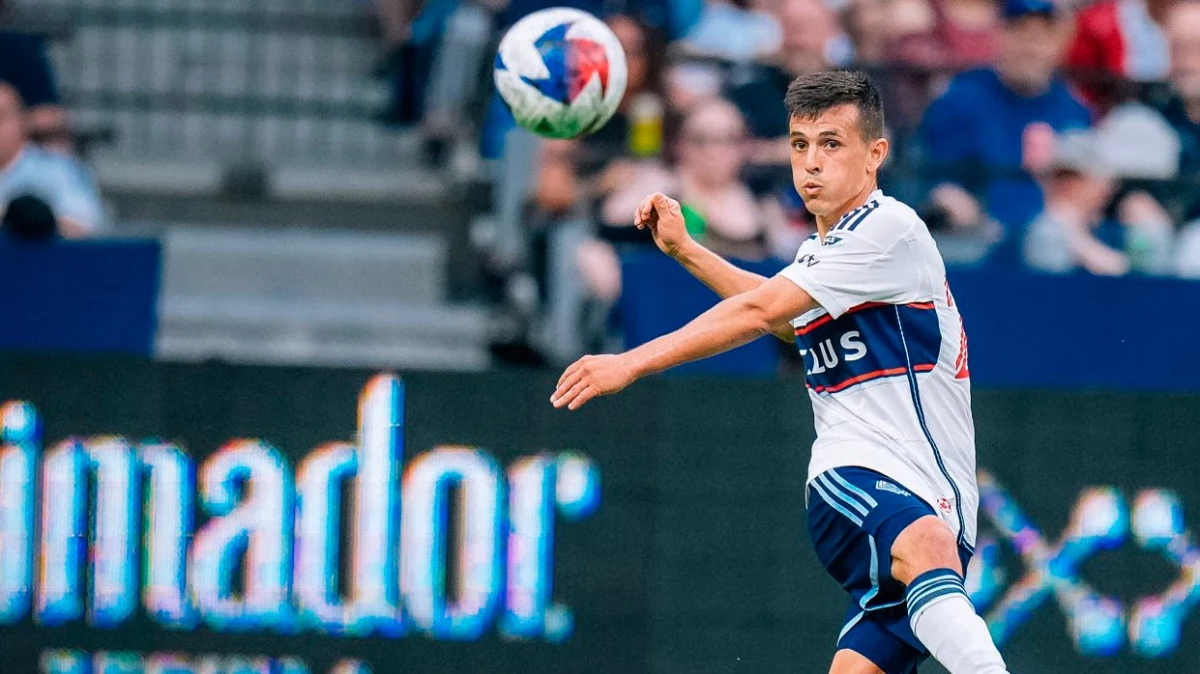 Foto: Andrés Cubas, de Vancouver Whitecaps.