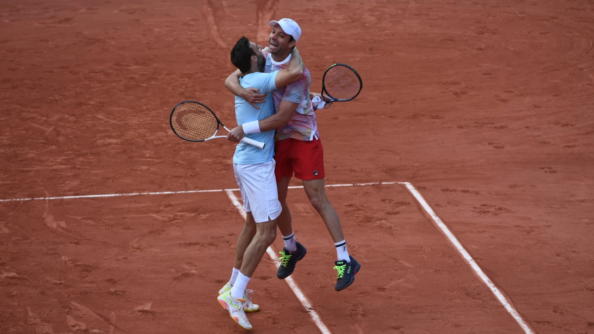 Zeballos y Granollers, por cuarta vez consecutiva en semifinales de Roland Garros (Foto X@rolandgarros)