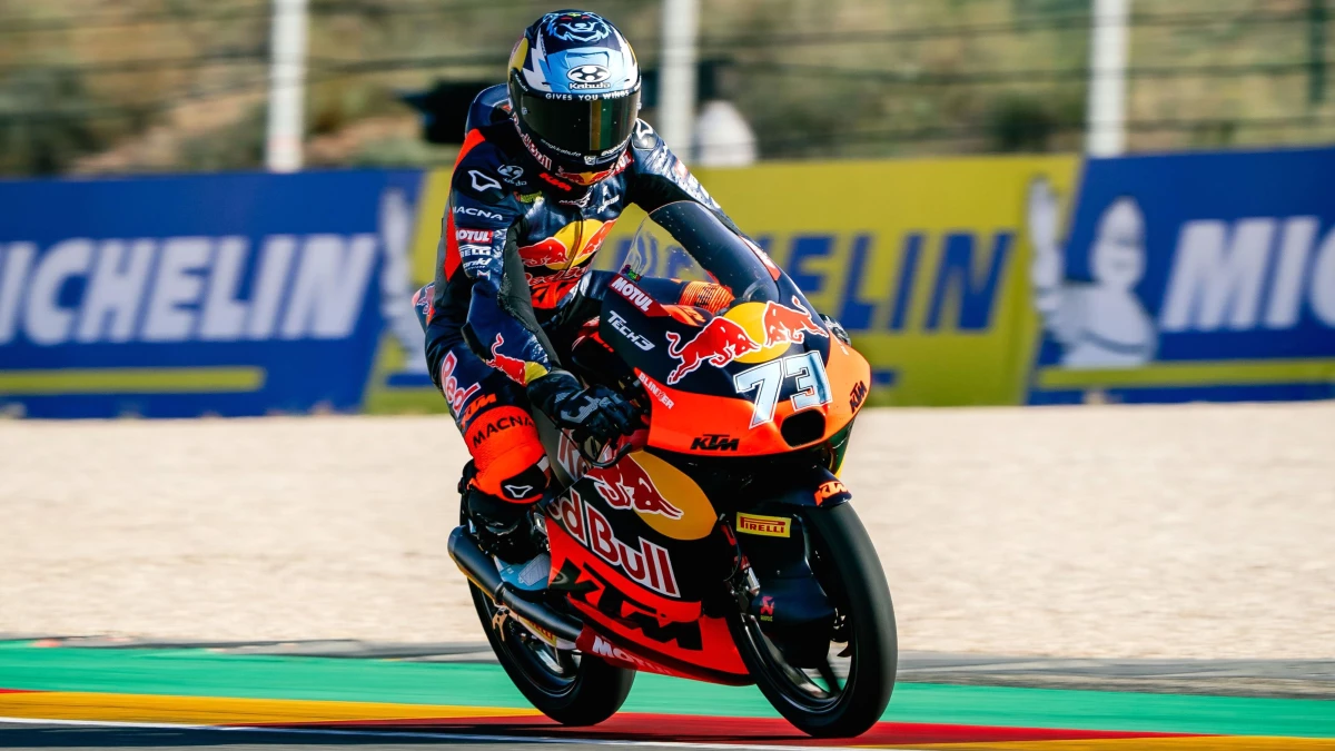 Perrone volvió a sumar puntos en el Mundial de Moto3. Foto: @tech3racing