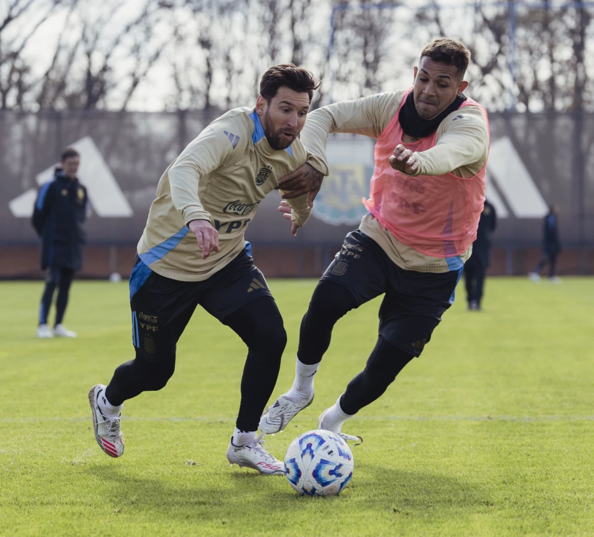 Foto: AFA. Messi siempre imparable.