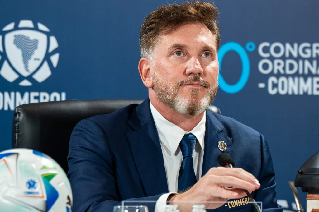 Foto: Dominguez fue electo hasta el 2031 y prometió “revisar todos los campeonatos” de Conmebol y “cambiar lo que sea necesario”