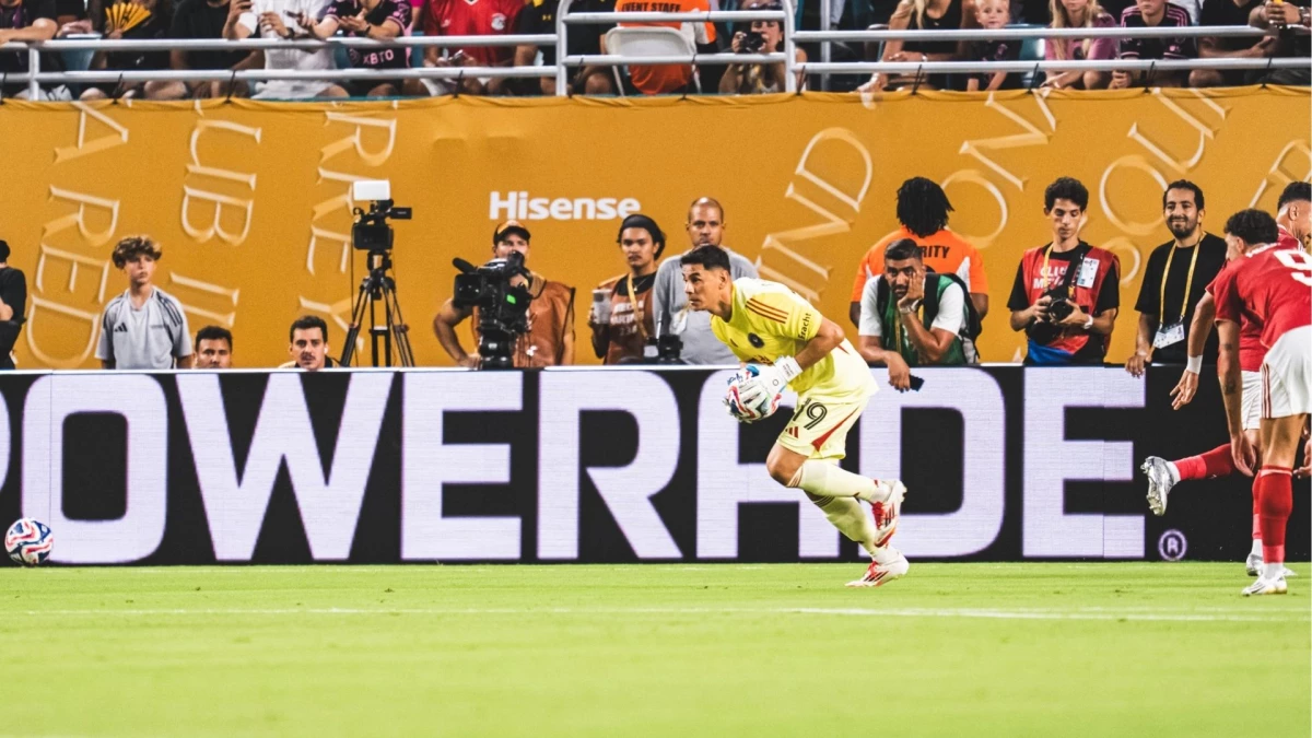 Ustari la gran figura del Inter Miami. Foto: “X de Inter Miami CF (@InterMiamiCF).