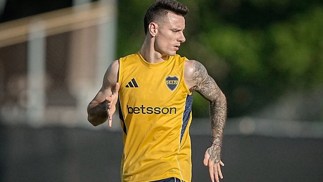 Braida se prepara para su debut. Foto: Boca Juniors.