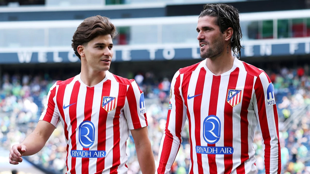 Foto: Julián Álvarez y De Paul cumplieron en la victoria del Atleti.
