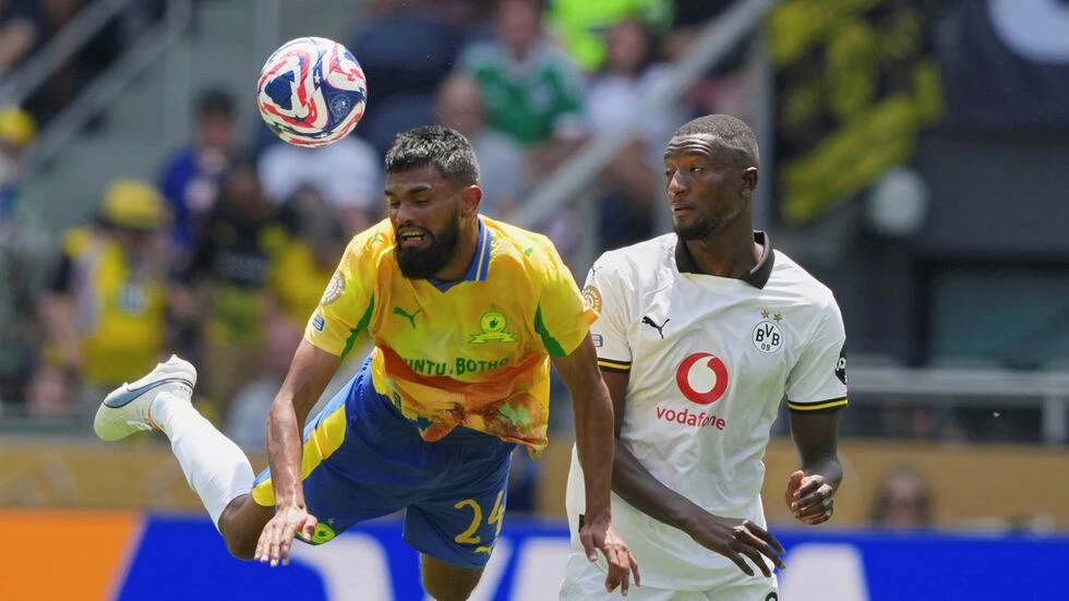 Foto: Dortmund y Mamelodi Sundowns jugaron un partido repleto de goles que terminó con victoria para el club alemán