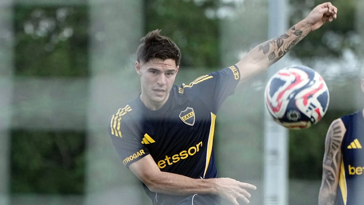 Pellegrino debutaría ante Auckland. Foto: “X” de Boca Juniors (@BocaJrsOficial).