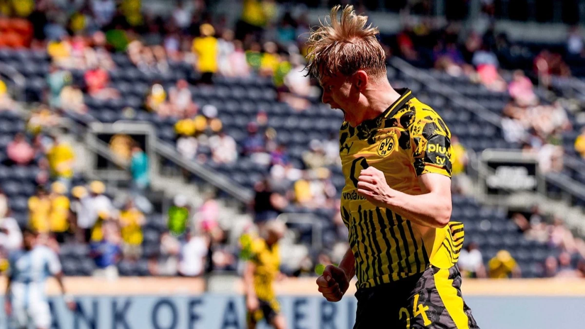El sueco Daniel Svensson festeja su gol al Ulsan. Foto: @fifa