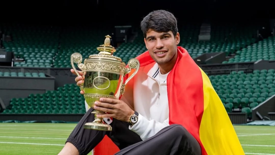 Alcaraz va por el tricampeonato en Wimbledon | Foto IG@carlitosalcarazz