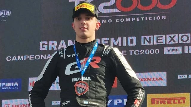 El entrerriano de Crespo, Emiliano Strang, volvió a ganar. Foto: Prensa TC2000