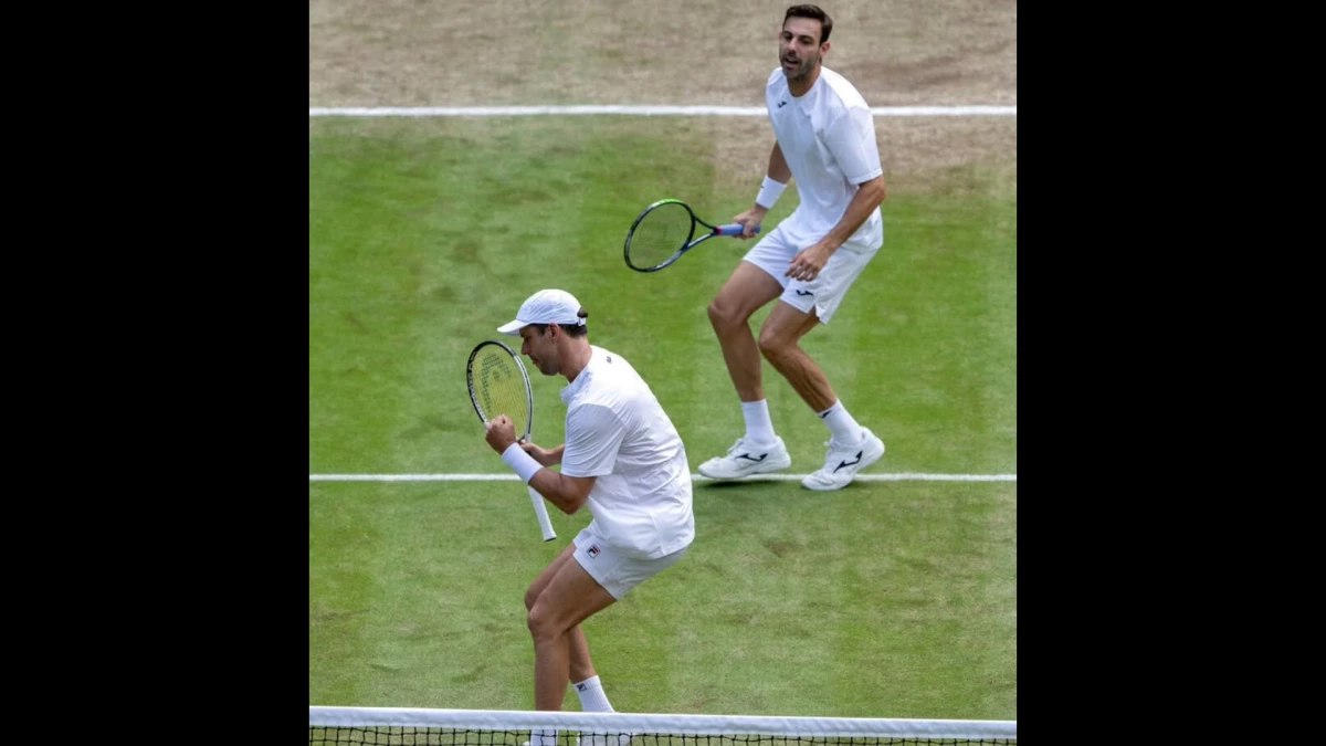 Zeballos y Granollers ahora van por Wimbledon. Foto: Archivo.