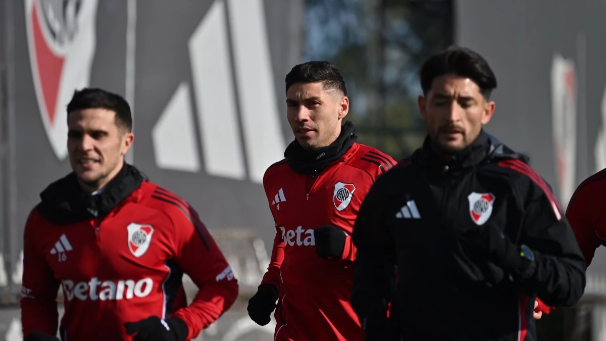 Foto: Prensa River. Casco y Bustos son los únicos laterales que tendrá disponible Gallardo. &nbsp;