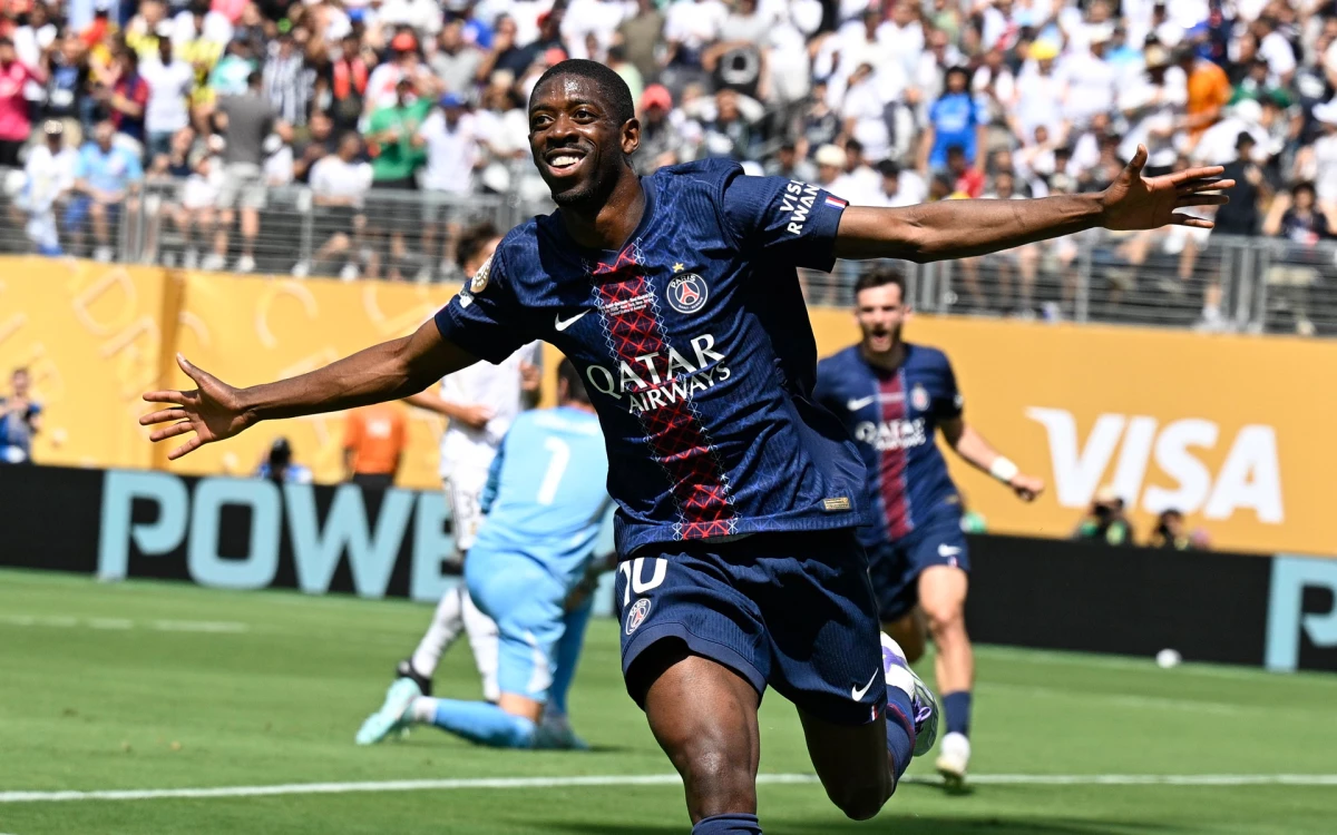 Dembélé, velocidad y talento para un PSG demoledor ante el Real Madrid en Nueva Jersey | Foto: @PSG_espanol
