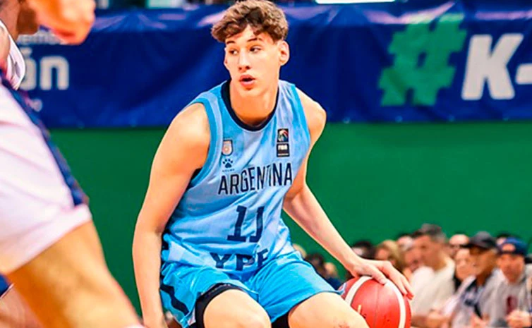 Felipe Mizner, talento argentino. Foto: FIBA.