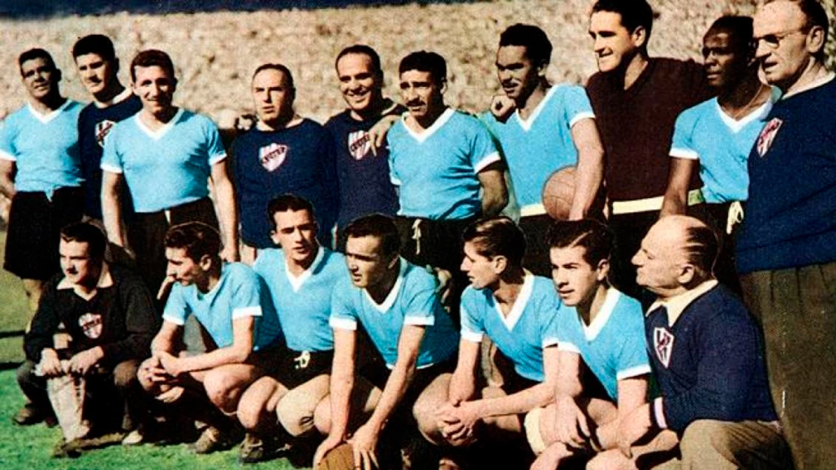 Foto: La formación de Uruguay que jugó el Mundial de 1950 y produjo la gran hazaña del Maracanazo &nbsp;&nbsp;
