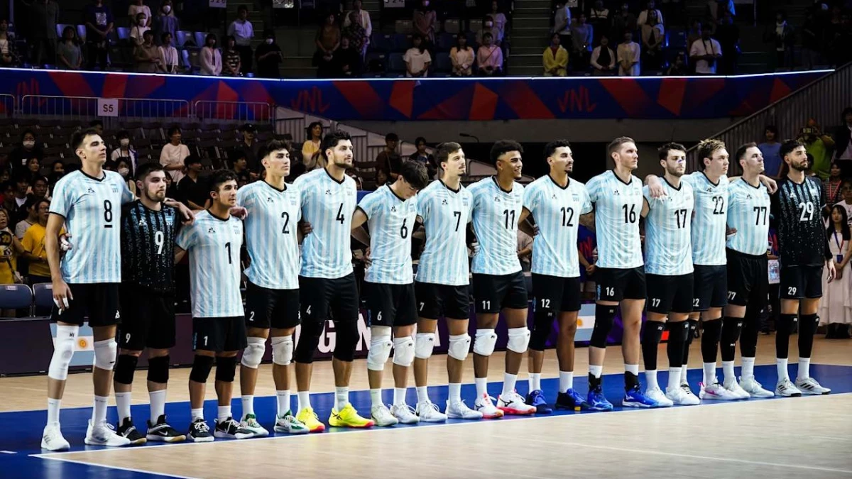 Foto: VNL. La selección Argentina juega mañana desde las 7:20 horas con Japón en la segunda presentación.