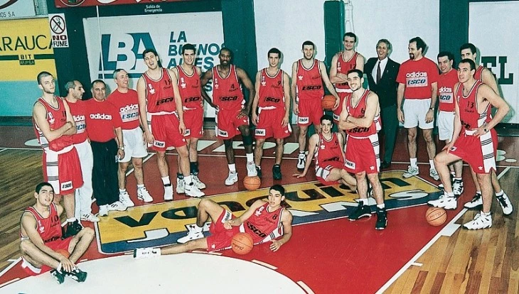 Olimpia, campeón con Horacio Seguí de DT. Foto: LNB Contenidos.