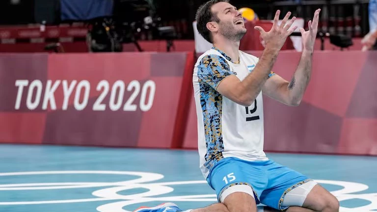 Foto:Feva- Luciano De Cecco regresó a los entrenamientos de la selección tras no partiicipar en la última VNL&nbsp;