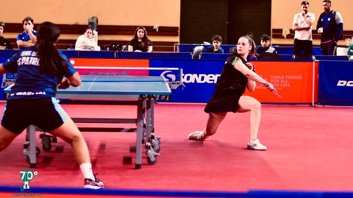 Molero, bicampeona argentina de Tenis de Mesa | Foto: IG candemolero_