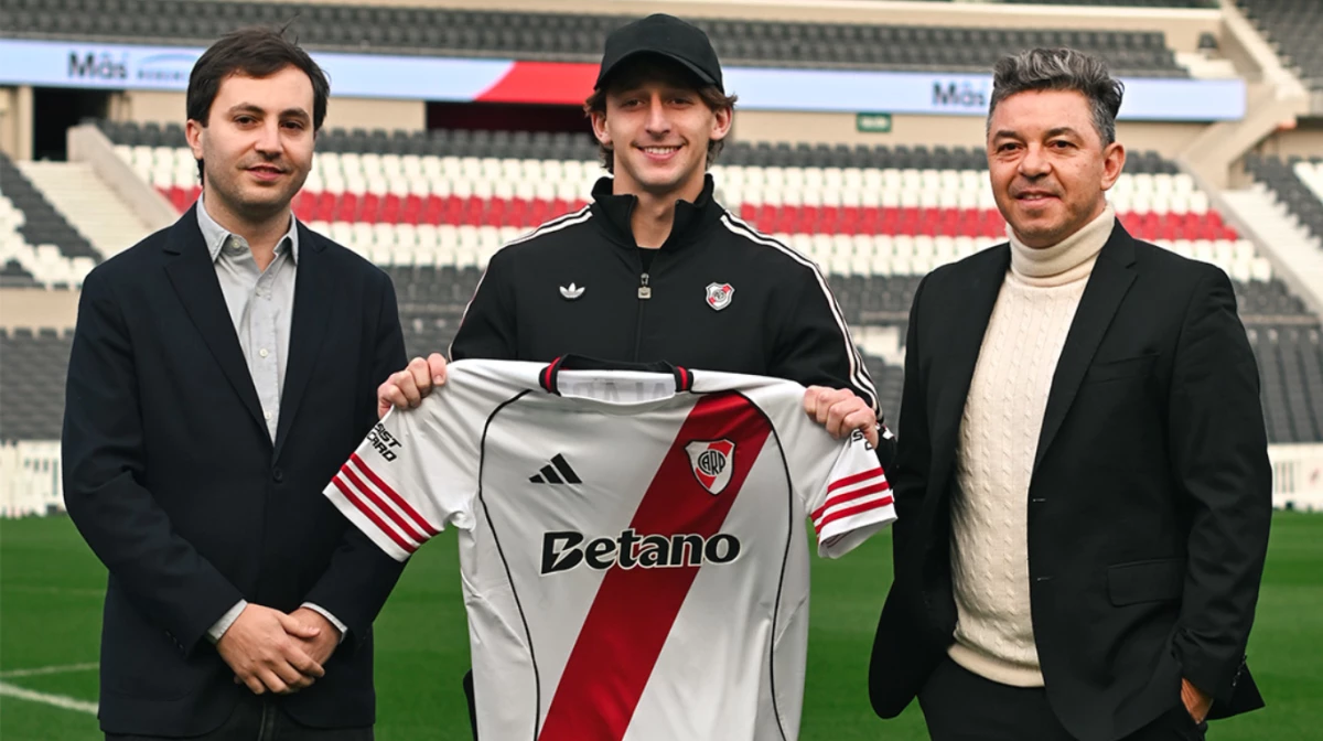 Foto: Prensa River. Galarza llego a River &nbsp;amitad de año cuando el club pagó 3,5 millones de dólares por el 70 por ciento.