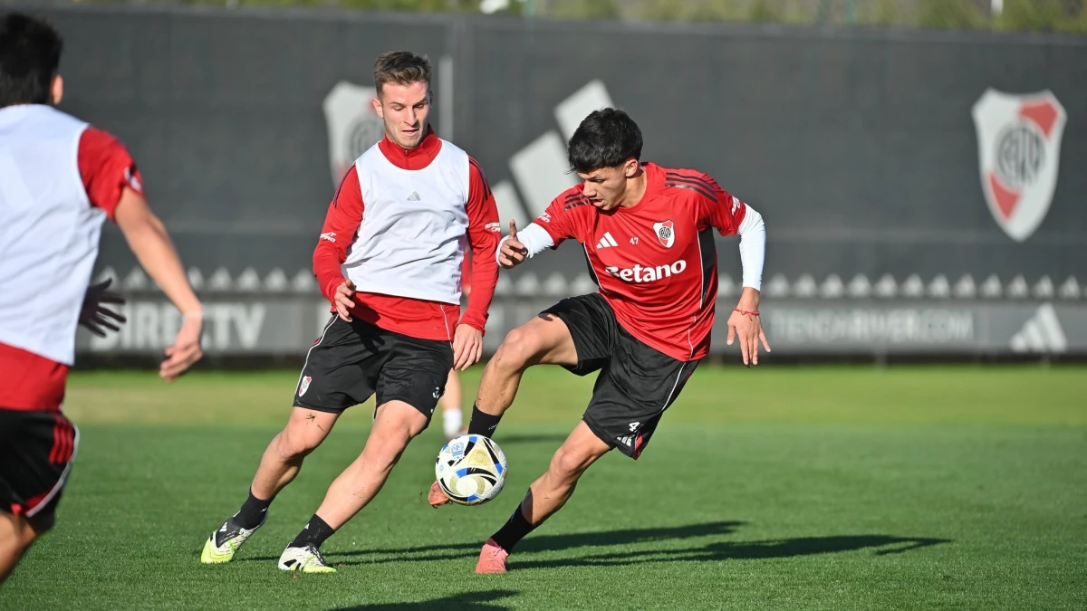 Juan Cruz Meza tiene una chance de jugar de titular el sábado ante los tucumanos. Foto: Prensa River.&nbsp;