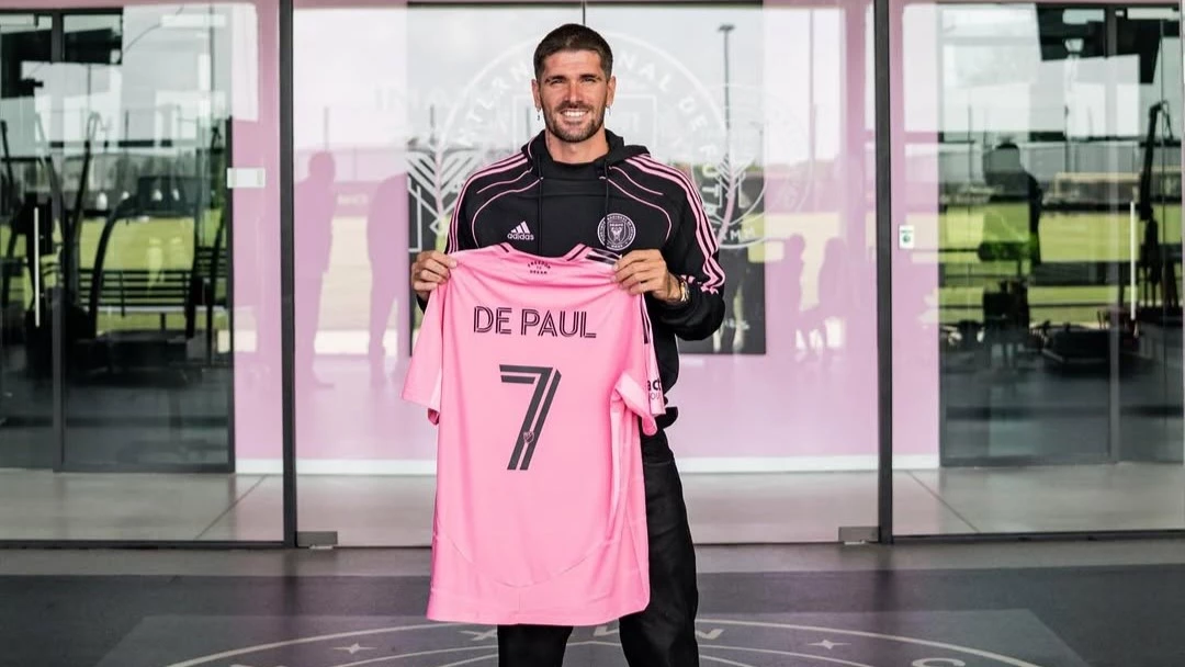 De Paul está ansioso por debutar en su nuevo club. Foto: Inter Miami.