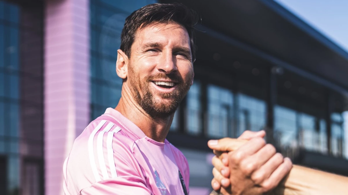 Foto: Messi esta feliz por la vuelta a los entrenamientos en Inter Miami pensando en la Scaloneta.