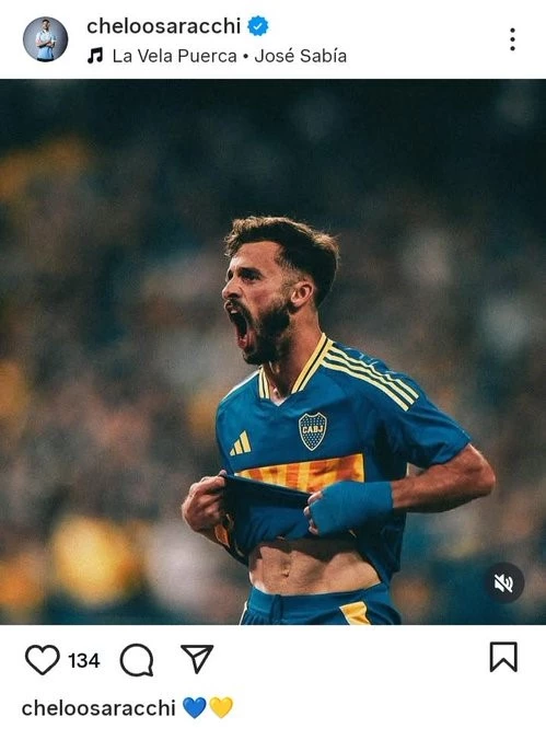 Foto: El uruguayo Saracchi se sacará la camiseta de Boca para ponerse la albiverde de Celtic, de Escocia.