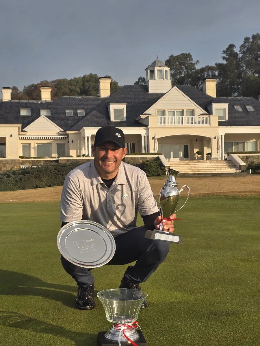 Foto:Tour de Profesionales de golf de Argentina. Victoria de Sergio Acevedo en el Cañuelas Golf Club