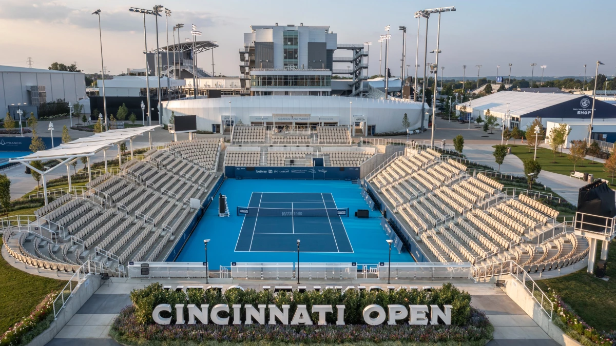 El Masters 1000 de Cincinnati se disputa sobre canchas de cemento y forma parte de la gira previa al US Open. (Foto: @CincyTennis)