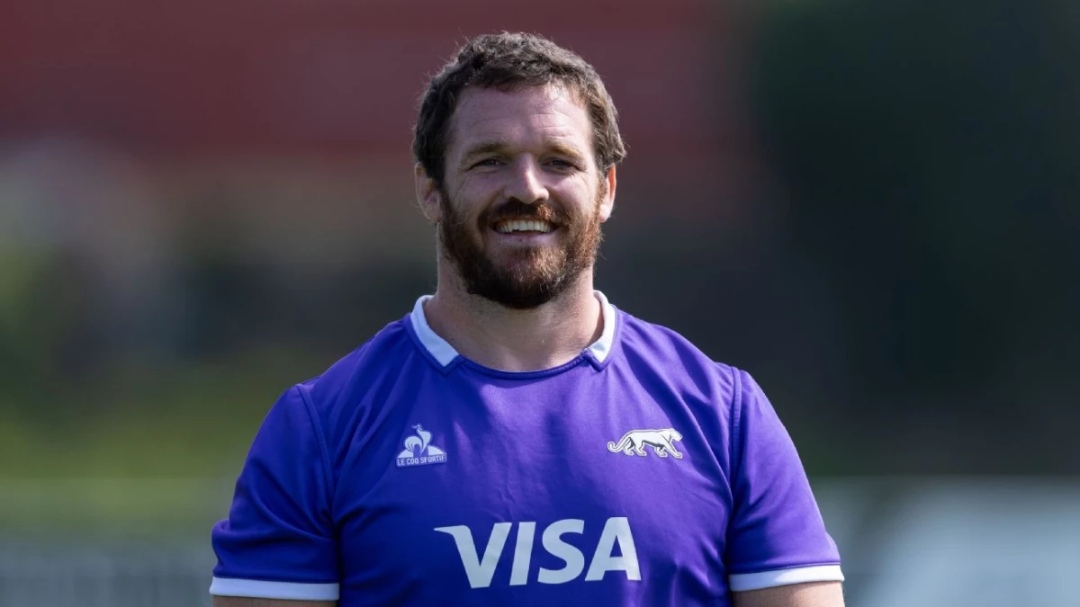 Foto: Julián Montoya, capitán de Los Pumas, que están en Córdoba y mañana realizan entrenamiento abierto en el Kempes